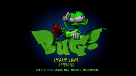 Bug - Sega Saturn - Demo and Gameplay - YouTube