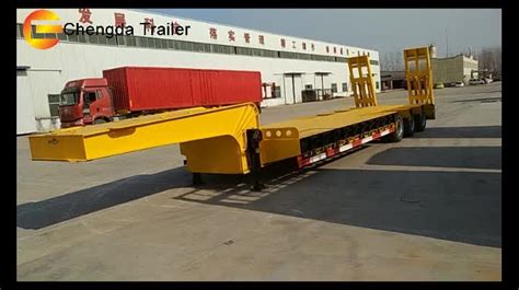 low bed truck trailer dimensions, low loader trailer, View price low bed trailers, Chengda ...