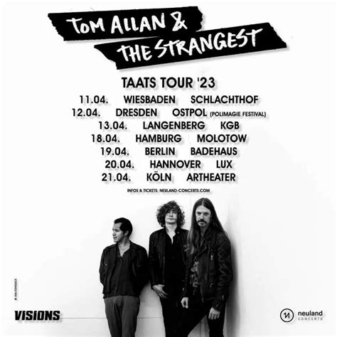 Event Tom Allan & The Strangest - 21/04/2023 - Köln - Artheater - Germany