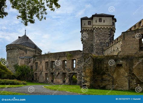 Ruins of Castle in Andernach Germany Stock Image - Image of preserved ...