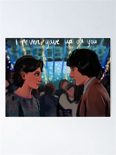 "Mike and Eleven" Poster by Olrazzladazzle | Redbubble