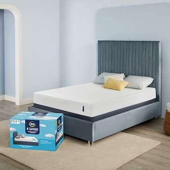 Serta Sheer Slumber 8-in Queen Memory Foam Mattress in a Box in the Mattresses department at ...