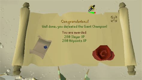 Osrs giant champion scroll