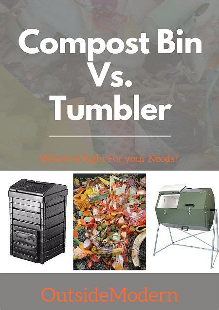 Compost Bin vs. Tumbler, Which Do You Need? | OutsideModern