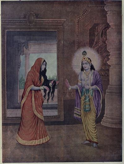 Indian Epics: Images and PDE Epics: Image: Draupadi and Krishna