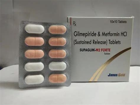 Glimepiride 2 mg Metformin 1000 mg, Janus Gold, 10x10 at Rs 129.90/stripe in Chandigarh