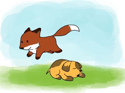 The quick brown fox jumps over the lazy dog by Bayu Setiyawan on Dribbble