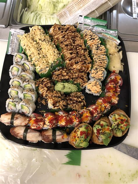 Sushi platter from Publix!! Looks amazing! : r/publix