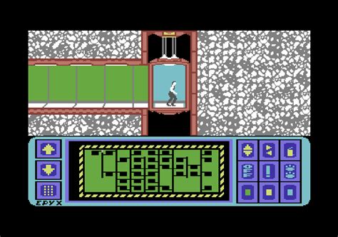 Probably the best platform game ever... Impossible Mission for the C64 ...