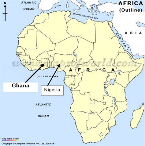 Map Africa Ghana - Share Map