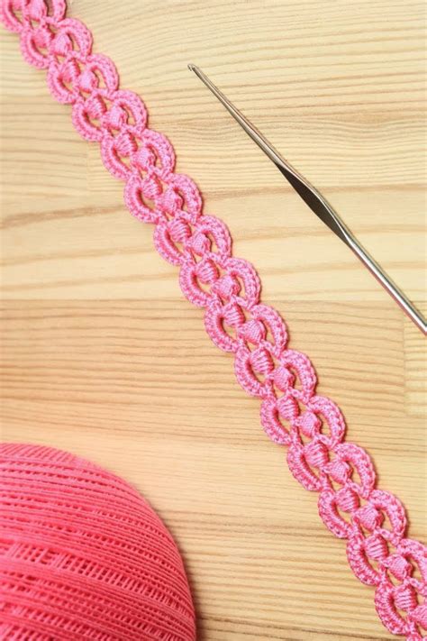 Crochet Ribbon Lace Cord Patterns For Beginners - Yarn & Hooks