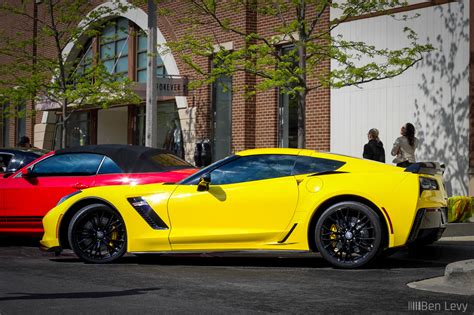 Yellow Corvette Z06 - BenLevy.com