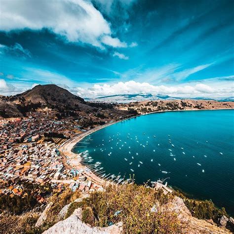 Lake Titicaca which borders Bolivia and Peru is the largest lake in ...