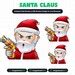 10x Santa Clause Emotes Pack for Twitch Christmas Theme Twitch Emotes ...