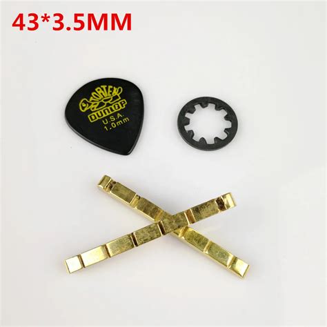 Solid Brass Metal Electric Guitar Nut Bass Nut For ST Tele LP Guitars 4-string 5-string Bass ...