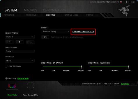 How to razer chroma profiles - adventureszoom