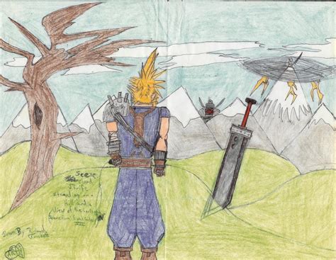 FF7 Scene i Drew by ThatDudeMintZ on DeviantArt