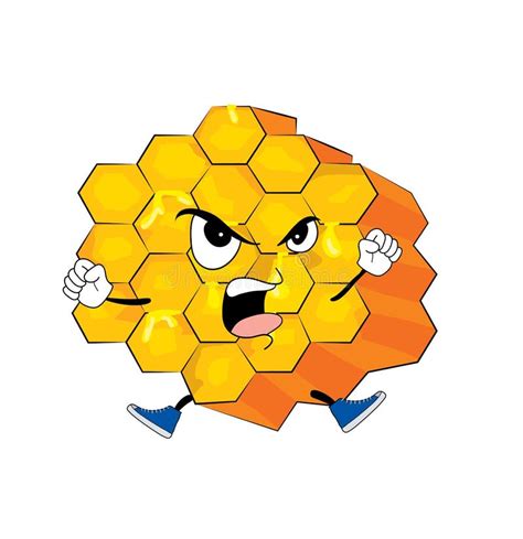 Angry honeycomb cartoon stock illustration. Illustration of clipart ...