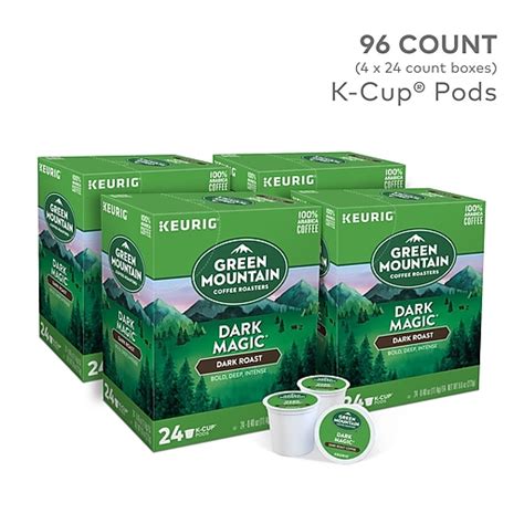 Green Mountain Dark Magic Coffee, Keurig® K-Cup® Pods, Dark Roast, 96/Carton (4061) at Staples