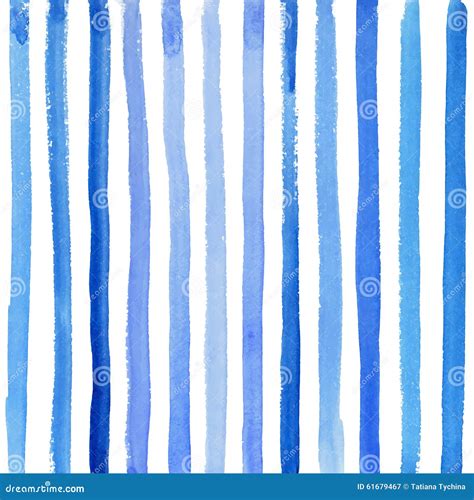 Blue Stripes On A White Background Stock Vector - Image: 61679467