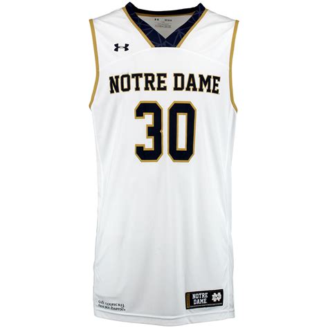 Men's Under Armour #30 White Notre Dame Fighting Irish Performance ...