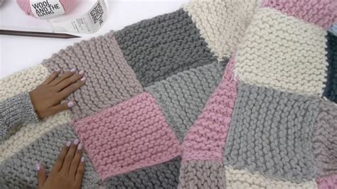 How to Knit a Patchwork Blanket (with Pictures) - wikiHow