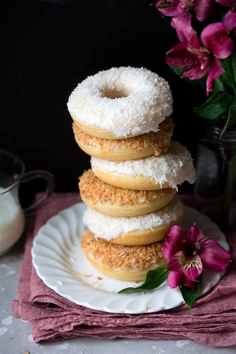 Baked Coconut Donuts - Cooking Classy