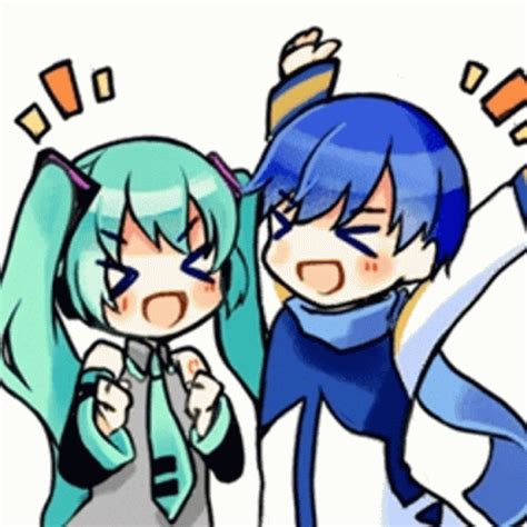 Miku X Kaito Sticker - Miku X Kaito - GIF 탐색 및 공유