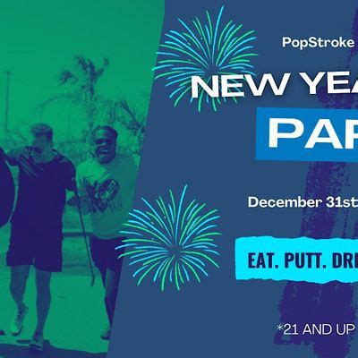 New Years Eve at PopStroke Delray Beach, PopStroke, Delray Beach, December 31 to January 1 ...