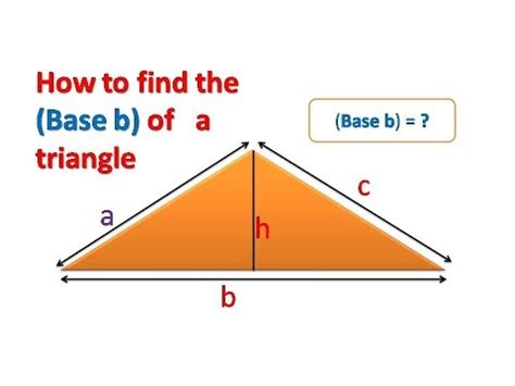 How To Calculate The Base Of A Triangle : Any side can be a base, but ...