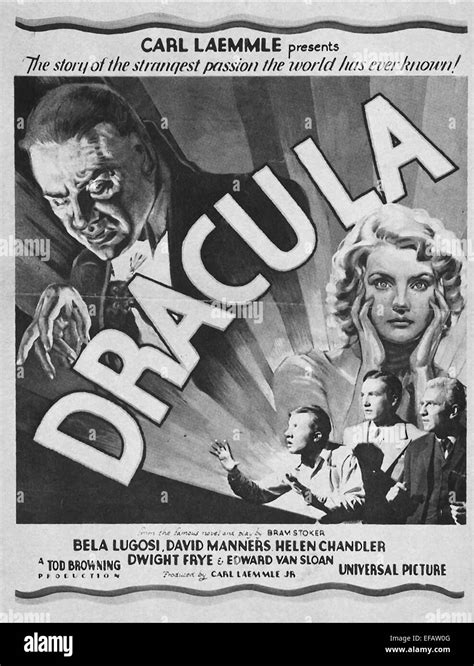 Dracula 1931 poster Black and White Stock Photos & Images - Alamy