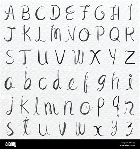 Cursive Calligraphy Fonts Alphabet