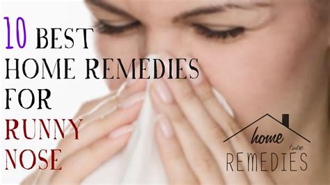 10 Best Home Remedies for Runny Nose - YouTube