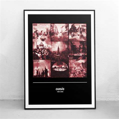 Oasis Discography - Oasis Albums - Oasis Wall Art - Liam Gallagher ...