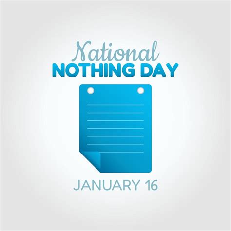 vector graphic of national nothing day good for national nothing day ...