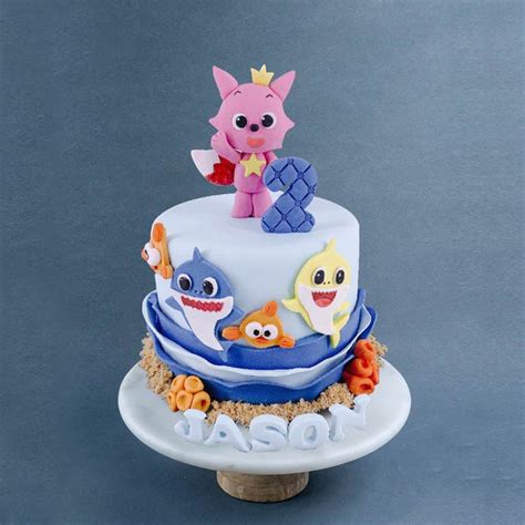 Baby Shark Pinkfong Cake 6" | Eat Cake Today | Birthday Cake Delivery ...