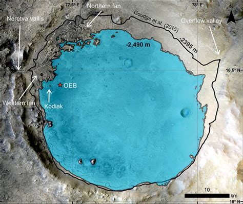 Mars: Jezero crater really was a lake - ScienceBlog.com