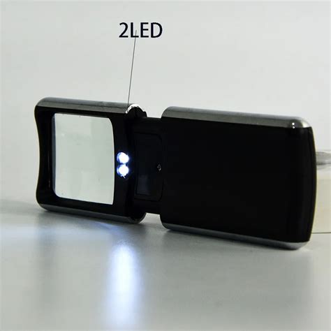 Small Magnifying Glass 3x With Bright Led Light Mini Lightweight Pocket - Buy Magnifying Light ...