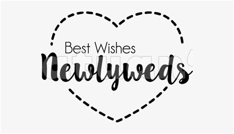 Best Wishes Newlyweds - Calligraphy - 532x390 PNG Download - PNGkit