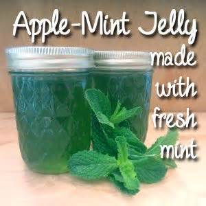 Apple-Mint Jelly with Fresh Mint