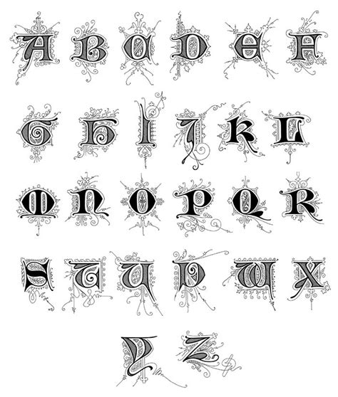 Calligraphy Alphabet Old English Calligraphy Alphabet Free Printable | Porn Sex Picture