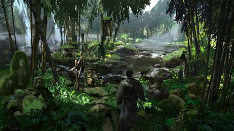 From brush to blade: The concept art process behind Ghost of Tsushima – PlayStation.Blog