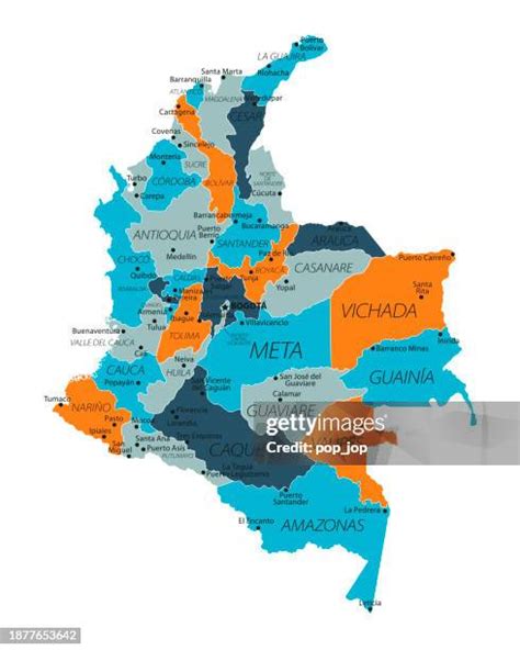 Colombia Map Outline Photos and Premium High Res Pictures - Getty Images