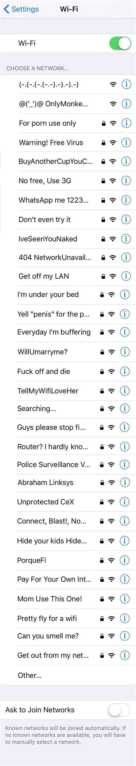 The list of best, awesome and funny Wi-Fi names (SSID) - Vintaytime