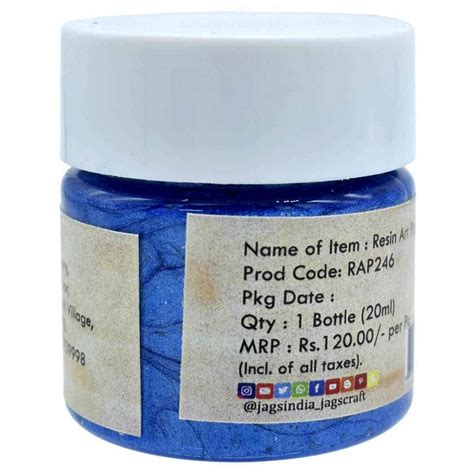 JAGS Pigments For Resin Art - 20 ml - SP Wildflower Blue
