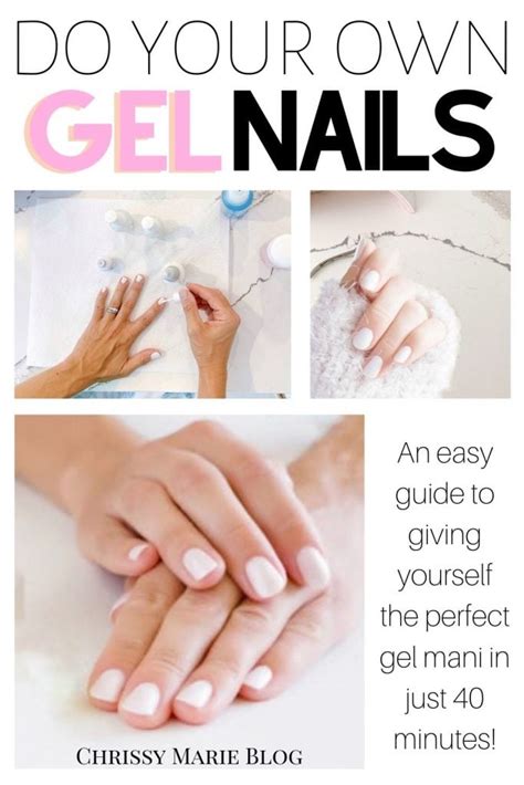 40 Minutes To Gel Nails At Home: A Beginner's Tutorial - Chrissy Marie Blog