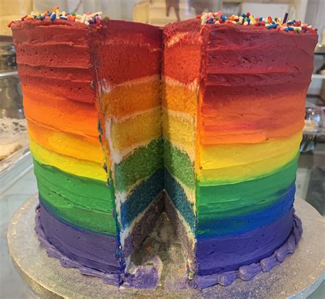 Rainbow Cake - The Cakeroom Bakery Shop