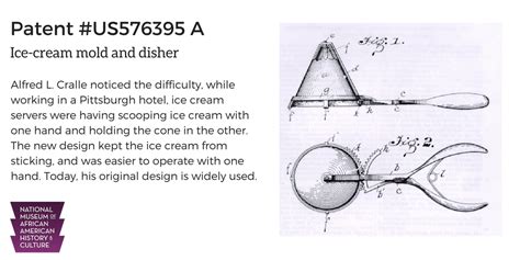 In 1897, alfred l. cralle patented the first ice cream scoop. #apeoplesjourney # ...