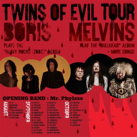 Concert The Melvins + Boris - 29/09/2023 - Birmingham - Saturn - Etats-Unis