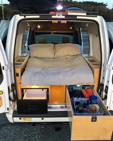 9 Ford Transit Connect Camper Conversions | Ford transit connect camper, Transit connect camper ...